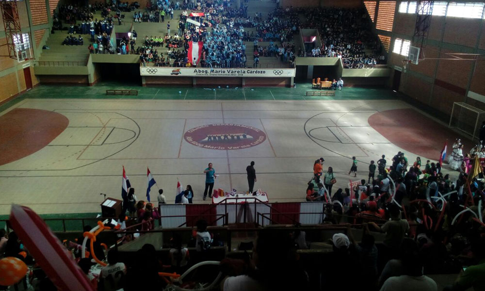 La inauguración de los Juegos Interescolares 2016, se realizó en el Estadio Departamental "El Cerrito" de la ciudad de Coronel Oviedo. //OviedoPress