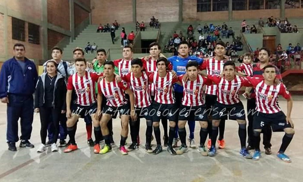 Jugadores de la Selección Ovetense de Fútbol de Salón. Foto: FútbolOvetense.com.