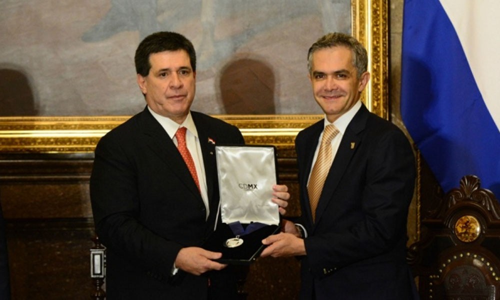 Jefe de Gobierno de la Ciudad de México destacó crecimiento económico de Paraguay. Foto Presidencia. //noticanarias.com