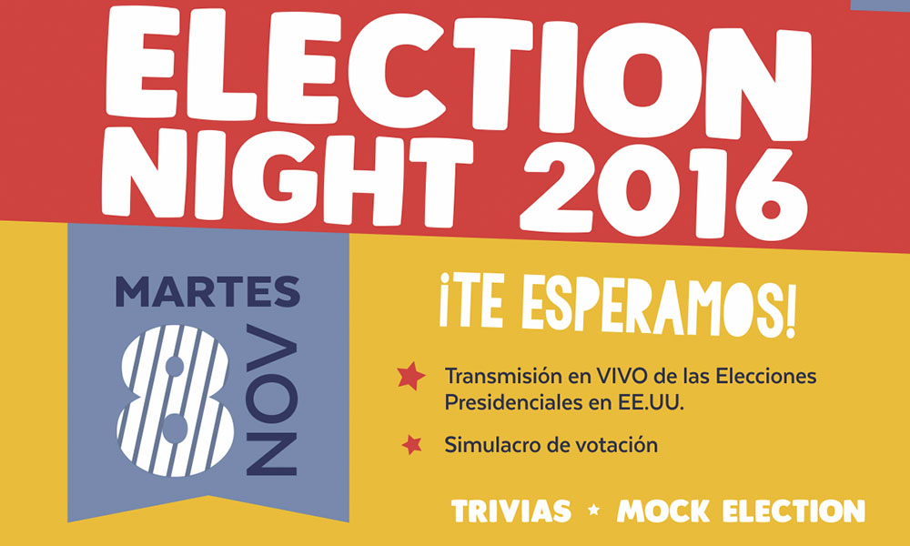 Foto Ilustración. El CCPA invita al USA Election Night 2016. //Gentileza - CCPA Coronel Oviedo 