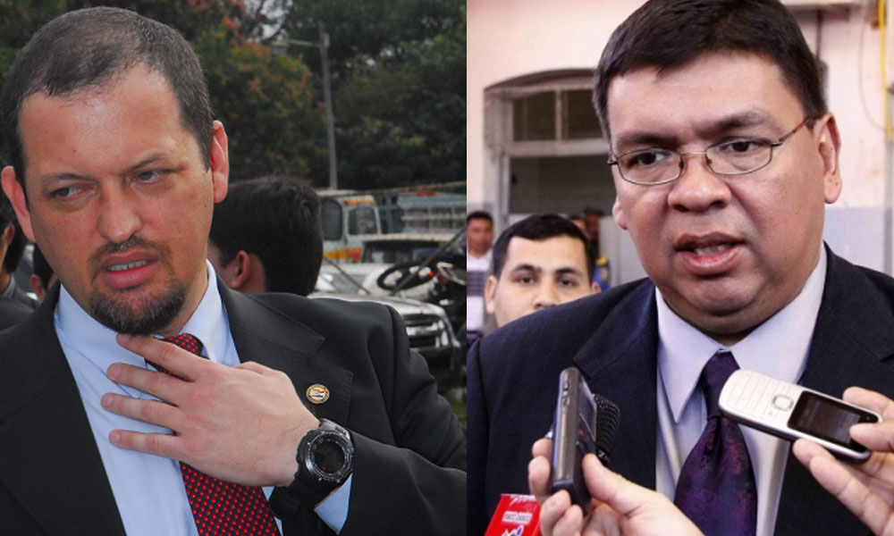 Ex ministros del Interior. Luis Rojas (d) y Francisco de Vargas (i). //adndigital.com 