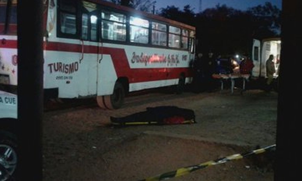 La víctima es un chofer de la línea 10, un bus interno que hace el trayecto Limpio-Luque. 