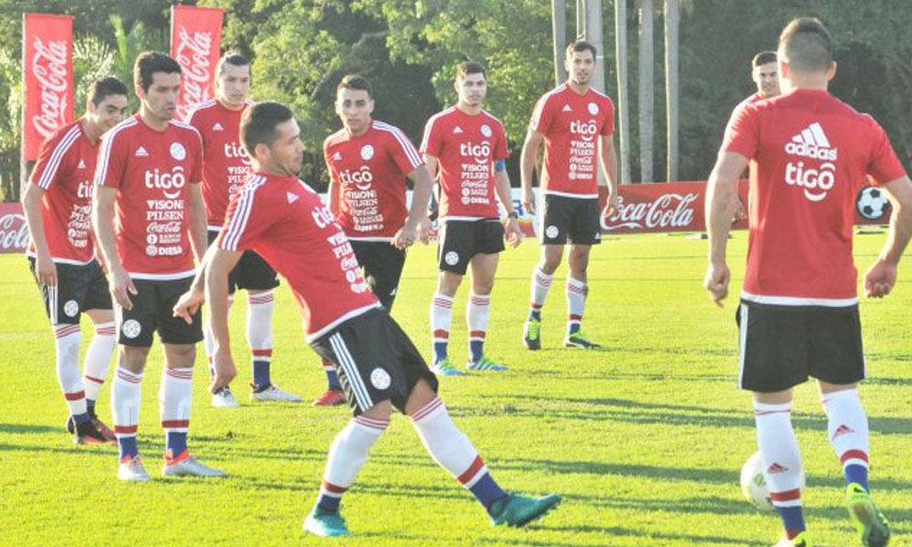 La Selección Nacional cerró ayer con mucho optimismo sus aprestos en Ypané pensando solo en la victoria. //UltimaHora.com