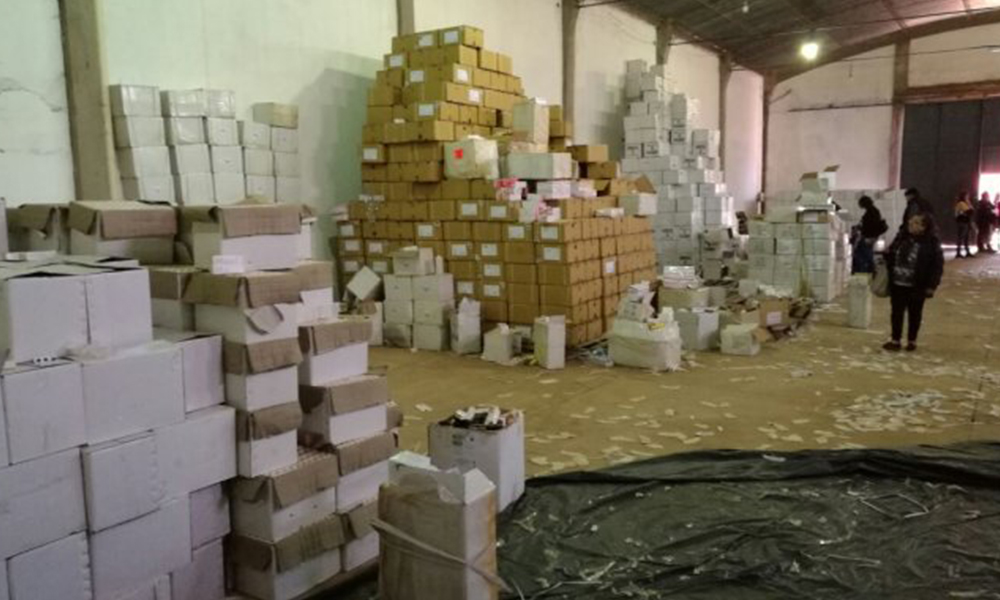  Los medicamentos están vencidos y se encuentran en un depósito clandestino. Foto://Ultimahora.com.py.