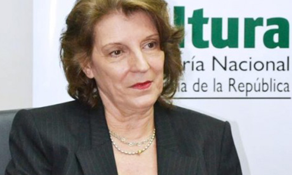 Mabel Caussano, exministra de cultura. Foto://contrainjerencia.com