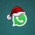 WhatsApp y el truco para ponerle un gorro de Navidad al ícono de la app