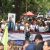 El primer día de protestas contra la ley de carrera civil, docentes copan microcentro de Asunción