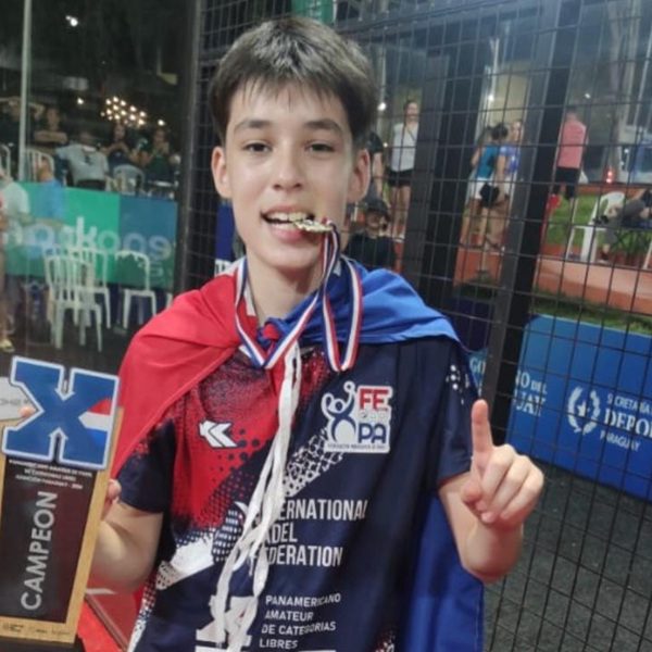 Facu Chávez y Moisés Fernández fueron los únicos campeones masculinos de Paraguay en el Panamericano de Pádel