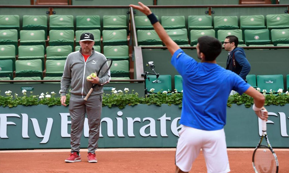 Boris Becker y Djokovic pusieron fin a su cooperación, después de tres años. 