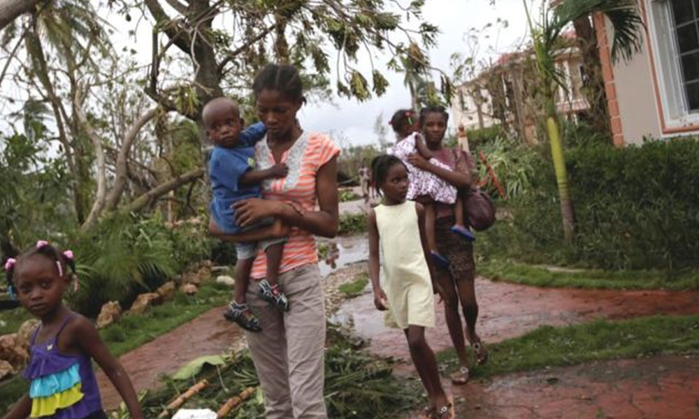 Naciones Unidas calculó en miles el número de desplazados por el huracán Matthew. //bbc.com