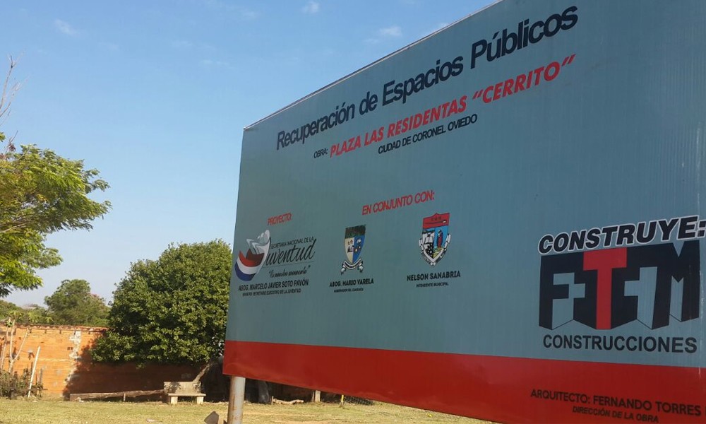 Las mejoras de la Plaza Las Residentas debieron ser habilitadas en diciembre del año pasado. //OviedoPress